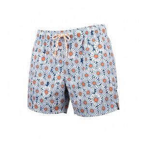 Goodfellow & Co Men's Blue Floral Swim Trunks Mesh Lined Drawstring Sz M NWT